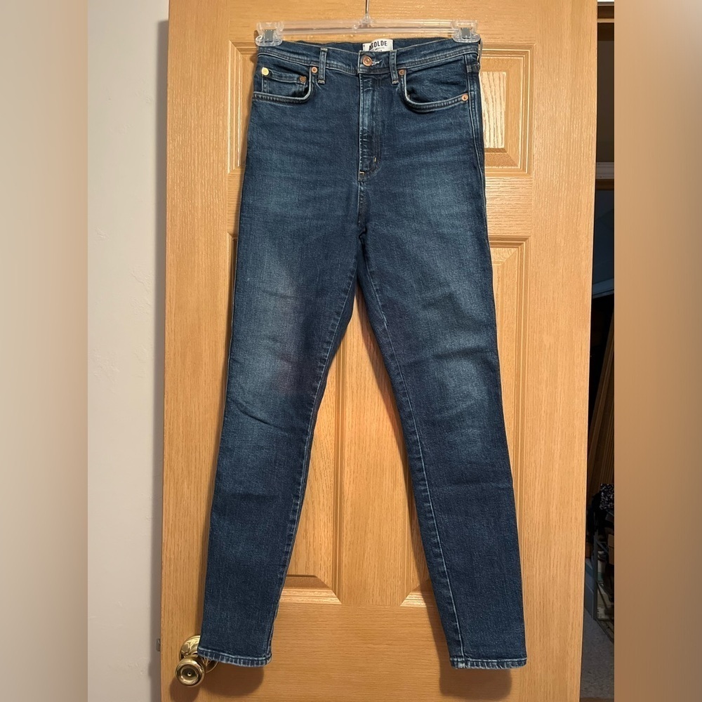 AGOLDE Women’s Roxanne Super High Rise Skinny Jeans Size 26